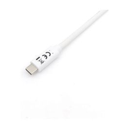 EQUIP 128361 Cable USB-C 3.2 Macho a Macho 1m 60W PD 5Gbps Blanco
