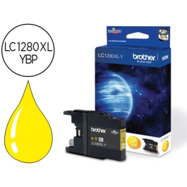 Brother LC1280XLY Tinta Amarilla Alta Capacidad 1200 Páginas Cartucho Original Precio: 23.94999948. SKU: S55099999