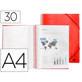 Carpeta Liderpapel Escaparate Con Espiral 30 Fundas Polipropileno Din A4 Rojo Precio: 6.6550006655. SKU: B1APB3Z9MM