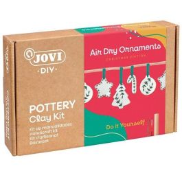 Set de Manualidades Jovi AIR DRY ORNAMENTS XMAS Multicolor (3 Unidades)
