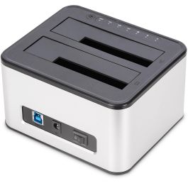 Digitus Docking USB para 2x 2.5"/3.5" SATA HDD/SSD - Plata
