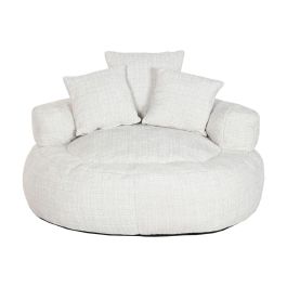 Sillon Scandi DKD Home Decor Blanco 104 x 50 x 104 cm Sillon Scandi DKD Home Decor Blanco 104 x 50 x 104 cm