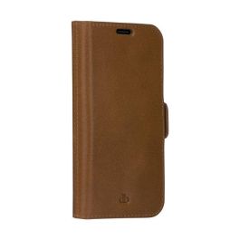 dbramante1928 Lynge Funda Cartera 2-en-1 para iPhone 12/12 Pro 6.1" - Piel Plena Flor Marrón Tan