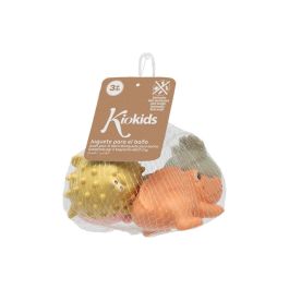 KioKids Set De 4 Animalitos Antimoho Para El Baño con Trigo para Bebé +3 Meses Multicolor