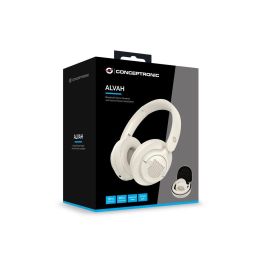 Auriculares Conceptronic Alvah02C Inalambrico Crema Auriculares Conceptronic Alvah02C Inalambrico Crema