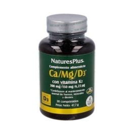 NATURES PLUS Ca/Mg/D3+K2 30 Comprimidos - Suplemento para Salud Ósea con Calcio, Magnesio y Vitaminas D3 y K2 Precio: 15.4999999. SKU: B1CB7PZ88W