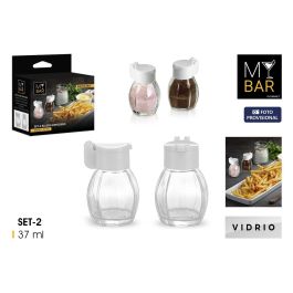 Inde Set de 2 Saleros de Vidrio con Tapa Inatascable, 37 ml (24 Unidades) Precio: 24.50000014. SKU: B1FM53Q8W8