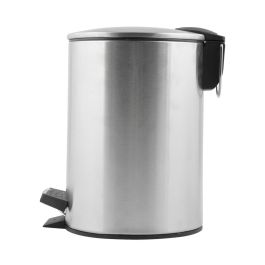 Day Cubo Basura Acero Inoxidable 3 L con Pedal y Cierre Suave Mate 17.5x23.5 cm