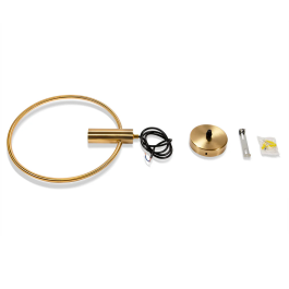 Lámpara Colgante Metal North Hempstead SKD-P80031 Vintage