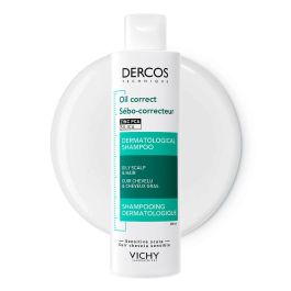 Vichy DERCOS Champú Tratamiento Sebo-Control Anti-Exceso de Sebo, Sin Resecar, 200 ml