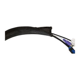LogiLink KAB0048 Manguera para cables con cremallera, Diámetro 50 mm, Negro, 1m