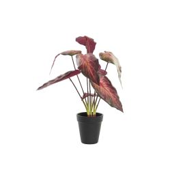 DKD Home Decor Planta Artificial Decorativa de Polietileno (PE) para Interior Rojo Burdeos 20x20x38 cm - Pack 6 Unidades Precio: 34.64472. SKU: B1K5L9NQET