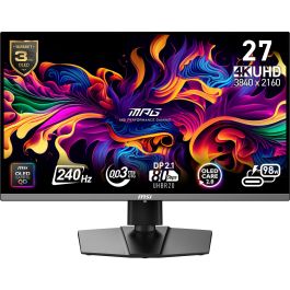 MSI 9S6-3CD79A-016 Monitor gaming QD-OLED 27" (68.6cm) MPG OLED 272URXDE 4K UHD para una experiencia visual superior
