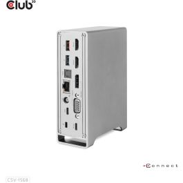 Club3D CSV-1568 Estación de Acoplamiento USB-C 4K 100W con 6xUSB3, DP, 2xHDMI, VGA, LAN, Power Delivery 120W Precio: 242.49999983. SKU: B16YDRHRNZ