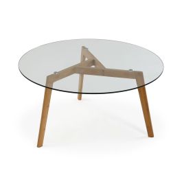 Mesa Auxiliar Nanga Versa 45x90 cm - Bambú y Cristal Templado Precio: 94.79000003. SKU: B1C4L9W94D