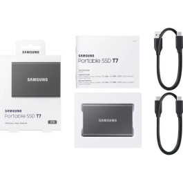 Samsung SSD Externo T7 USB Tipo C 2 TB Gris