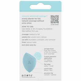Real Techniques Esponja de Maquillaje Miracle Airblend Sponge 1 u