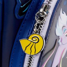 Loungefly Mochila Ursula La Sirenita Disney 26cm Brilla en la oscuridad Cuero Vegano