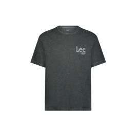 Camiseta de Manga Corta Hombre Lee Loose Logo Negro