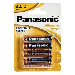 Pilas Alcalinas Panasonic 1x4 LR6APB LR6 AA (12 Unidades)