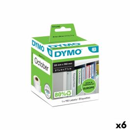 Etiquetas para Impresora Dymo 99019 59 x 190 mm LabelWriter™ Blanco Negro (6 Unidades) Precio: 187.50000038. SKU: S8424309