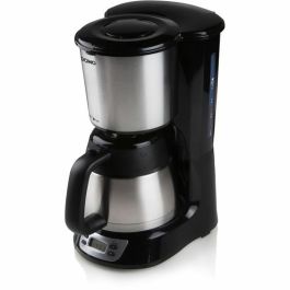 Cafetera de filtro - DOMO - DO709K - 1000 W - 1 L - 8 tazas - Pantalla LCD - Temporizador 24 horas - Acero inoxidable