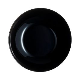 Plato Hondo Vidrio Zelie Negro Luminarc 20 cm