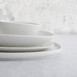 Plato Irregular Porcelana Fosil Bidasoa 21,1x20,3x2,3 cm