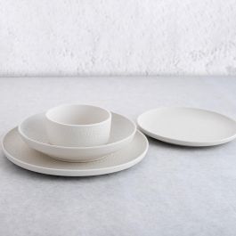 Plato Llano Porcelana Fosil Bidasoa 26,5x26,4x2,3 cm (6 Unidades)