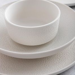 Plato Llano Porcelana Fosil Bidasoa 26,5x26,4x2,3 cm (6 Unidades)