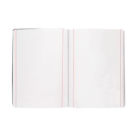 Libreta Liderpapel Tapa Negra A5 80 Hojas 60 gr-M2 Liso Con Doble Margen 10 unidades