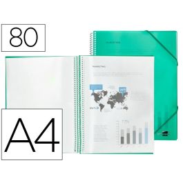 Liderpapel Carpeta A4 Escaparate con Espiral 80 Fundas Polipropileno Translúcido Rígida Verde Precio: 11.58999952. SKU: B1FTQGWPXE
