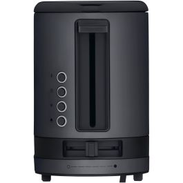 WMF 0414120071 Tostador de ranura larga KITCHENminis 900W Negro con 7 niveles, funciones de descongelar y recalentar