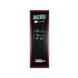 Pizarra Negra Liderpapel Mural De Madera Con Superficie Para Rotuladores Tipo Tiza 56x170 cm