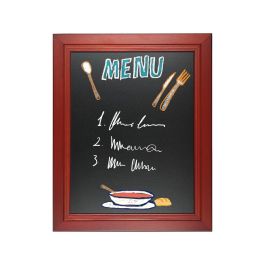 Pizarra Negra Liderpapel Mural De Madera Con Superficie Para Rotuladores Tipo Tiza 60x80 cm