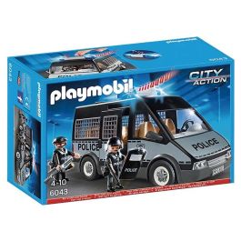 PLAYMOBIL - 6043 - Furgoneta de policía con sirena y luz intermitente Precio: 57.49999981. SKU: B1B49F2GGN