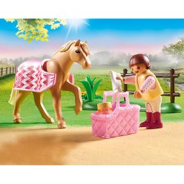 Poni Coleccionable De Equitación Alemán 70521 Playmobil