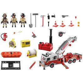 PLAYMOBIL 70935 Camión de Bomberos con Escalera