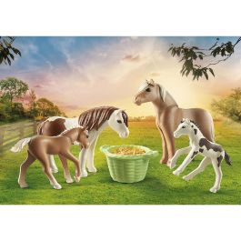 2 Ponis Islandeses Con Potro 71000 Playmobil