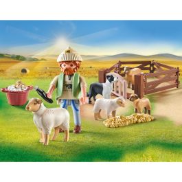 Pastor Con Rebaño De Ovejas Country 71444 Playmobil