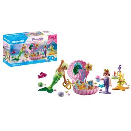 PLAYMOBIL 71446 Cumpleaños de Sirenas Princess Magic - Set de Juego Fiesta con Concha Gigante y Accesorios para Niños +4 años PLAYMOBIL 71446 Cumpleaños de Sirenas Princess Magic - Set de Juego Fiesta con Concha Gigante y Accesorios para Niños +4 años