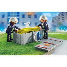 Bomberos Con Colchoneta Action Heroes 71465 Playmobil