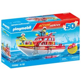 Barco De Rescate Action Heroes 71598 Playmobil