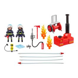 Bomberos Con Bomba De Agua 9468 Playmobil