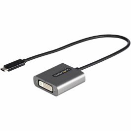 Adaptador USB C a DVI Startech CDP2DVIEC Negro Plateado Negro/Plateado Precio: 38.95000043. SKU: S55125997