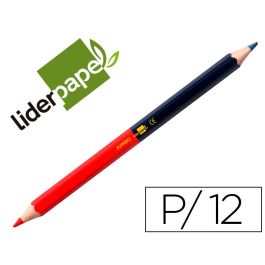 Lapices Bicolor Liderpapel Jumbo Rojo-Azul 12 unidades Precio: 7.1269005929. SKU: B15P6PG5WV