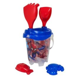 Unice Cubo de Playa Castillo Spiderman Transparente con Cedazo, Pala, Rastrillo y Moldes Precio: 5.50000055. SKU: B127K8KS9N