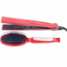 Revlon RVST2176GPE Plancha de Pelo Cerámica 200°C, Set 3 Piezas con Cepillo y Funda Térmica Precio: 26.49999946. SKU: B17Q5R2BPF