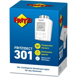 AVM FRITZ!DECT 301 Termostato Inteligente para Smart Home, Color Blanco