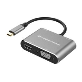 Hub USB Conceptronic DONN16G Gris 100 W Precio: 29.49999965. SKU: B18FNLJRGY